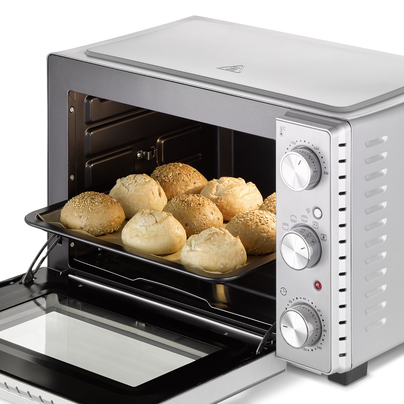 Caso Silverstyle Oven 32 Liter - Stainless Steel