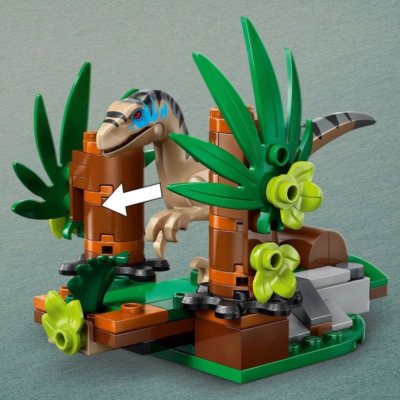 LEGO Jurassic World Raptor Off-Road Escape – 285 Pieces | Set 76972