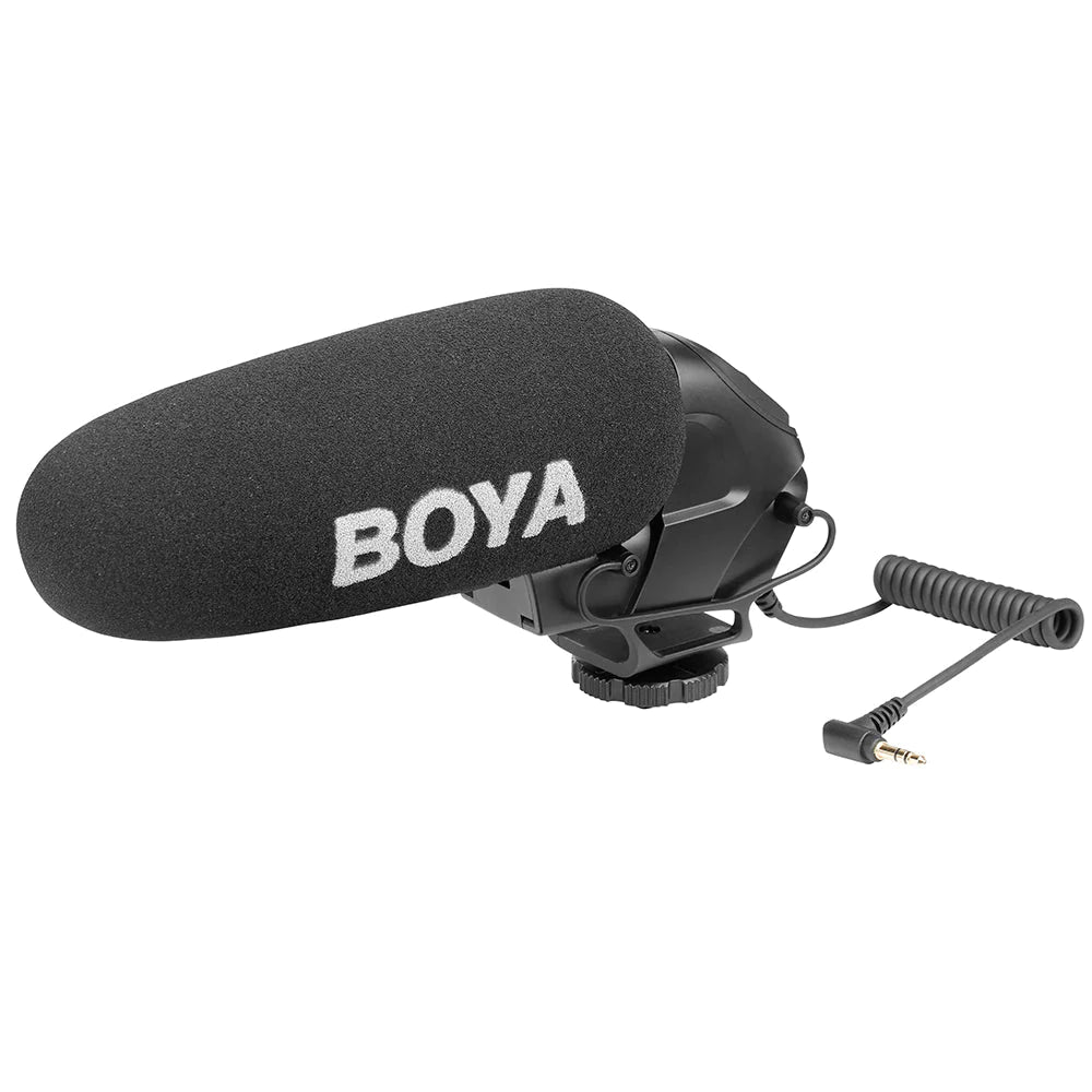 BOYA On-Camera Shotgun Microphone - Black