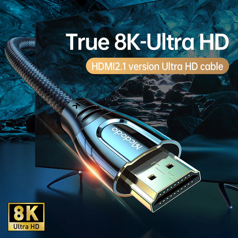 Mcdodo 8K HDMI to HDMI 2.1 Cable 2m Ultra HD Performance - Black