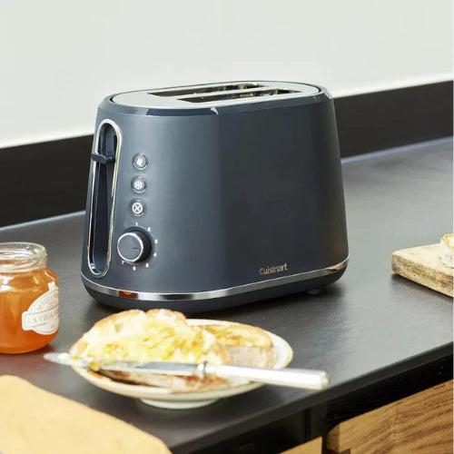 Cuisinart 2 Slice Toaster Black 1000W CPT780E - New Neutrals Collection