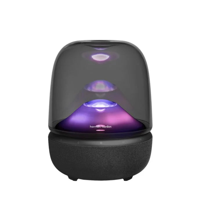 Harman Kardon Aura Studio 5 Bluetooth Speaker | 360° Ambient Lighting | Constant Sound Field | Auracast | HKAURAS5BLKUK