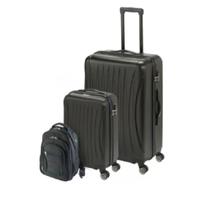Princess Traveller Suitcases Black Color, 3 Pieces