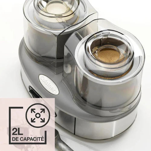 Cuisinart Ice Cream Machine Duo Deluxe ICE40BCE - 2L Dual Bowl Silver