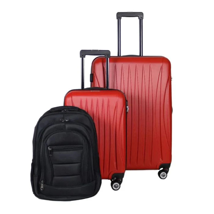 Princess Traveller Suitcases Red/Black Color, 3 Pieces