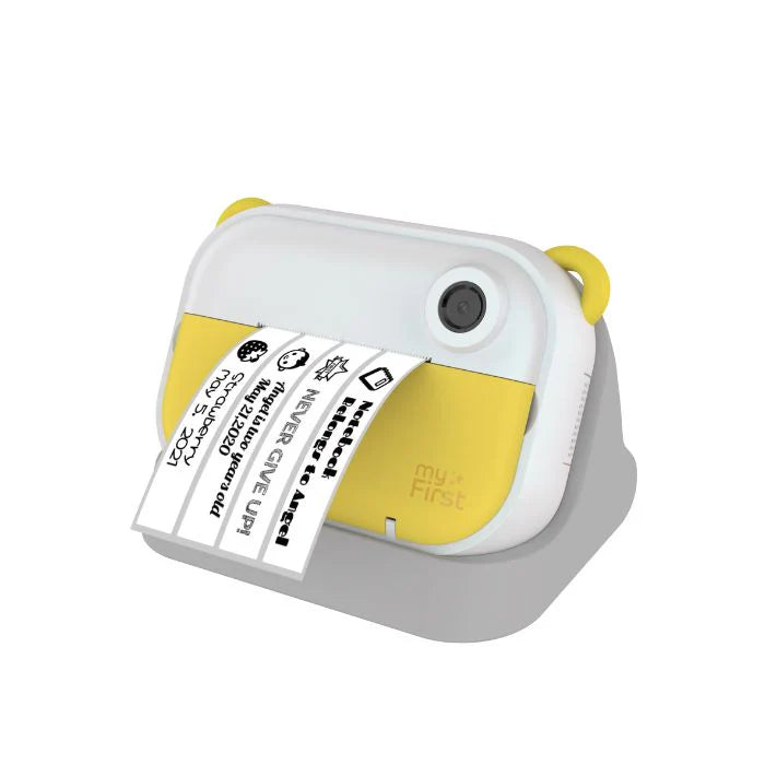 myFirst Camera Insta Wi – Kids Instant Print Camera with Wi-Fi & Label Printing | Yellow