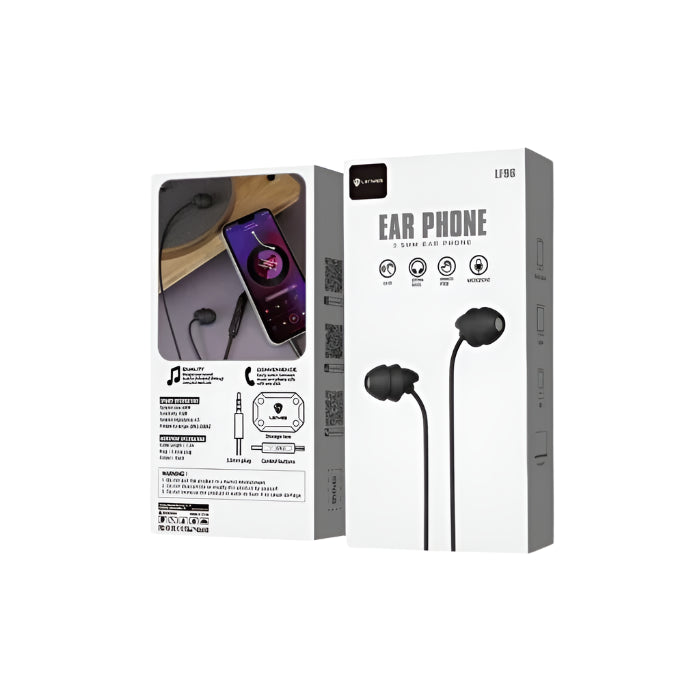 LENYES LF96 Earphones 3.5MM - Clear Sound & Practical Design