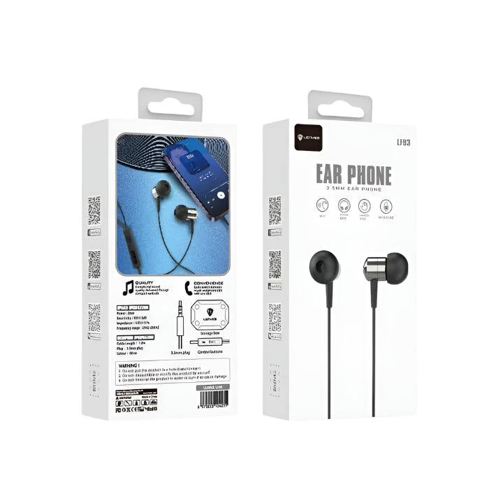 LENYES Earphones 3.5MM - Powerful Sound & Elegant Design