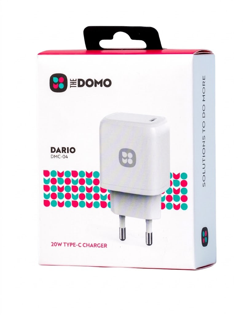 DOMO DARIO DMC-04 20W Type-C Charger White