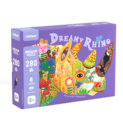 Mideer Large Animal-shaped Puzzle Dream Rhinoceros