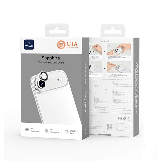 WiWU Sapphire Diamond Hard Lens Guard for iPhone 17 Series (3 lens/pack) LG-003