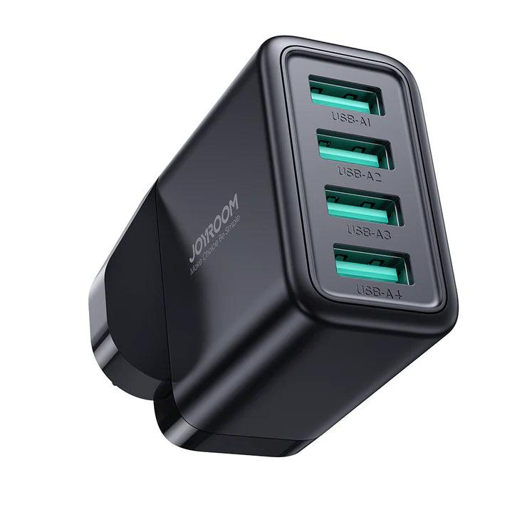 JOYROOM 4 USB Ports Charger - Black