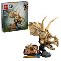 LEGO Jurassic World Dinosaur Fossils: Triceratops Skull – 468 Pieces | Set 76969