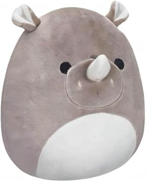 SQUISHMALLOWS LITTLE PLUSH IRVING RHINO Soft & Stylish Toy - Grey