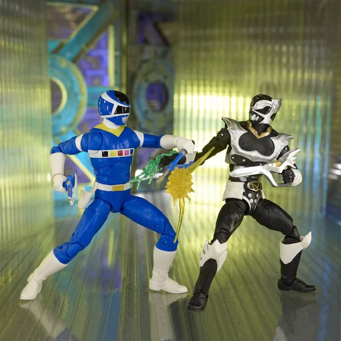 Hasbro Power Rangers Lightning Collection In Space Blue Vs. Silver Psycho