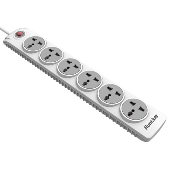 Huntkey 6-Outlets Power Strip 2m Cord Safe and Durable