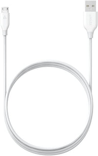 Anker PowerLine Micro USB (6ft) White Offline Packaging V3