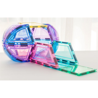 TileTek Pastel Dome Magnetic Building Pack, 22 Pieces, Ages 3+
