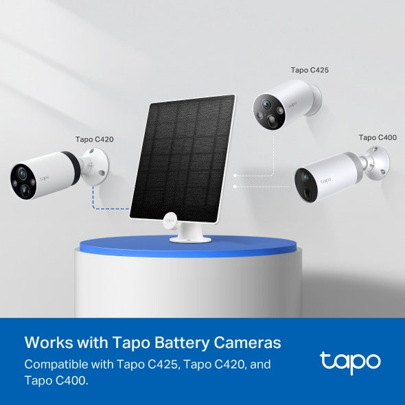 Tapo A200 Solar Panel — Installed with Camera