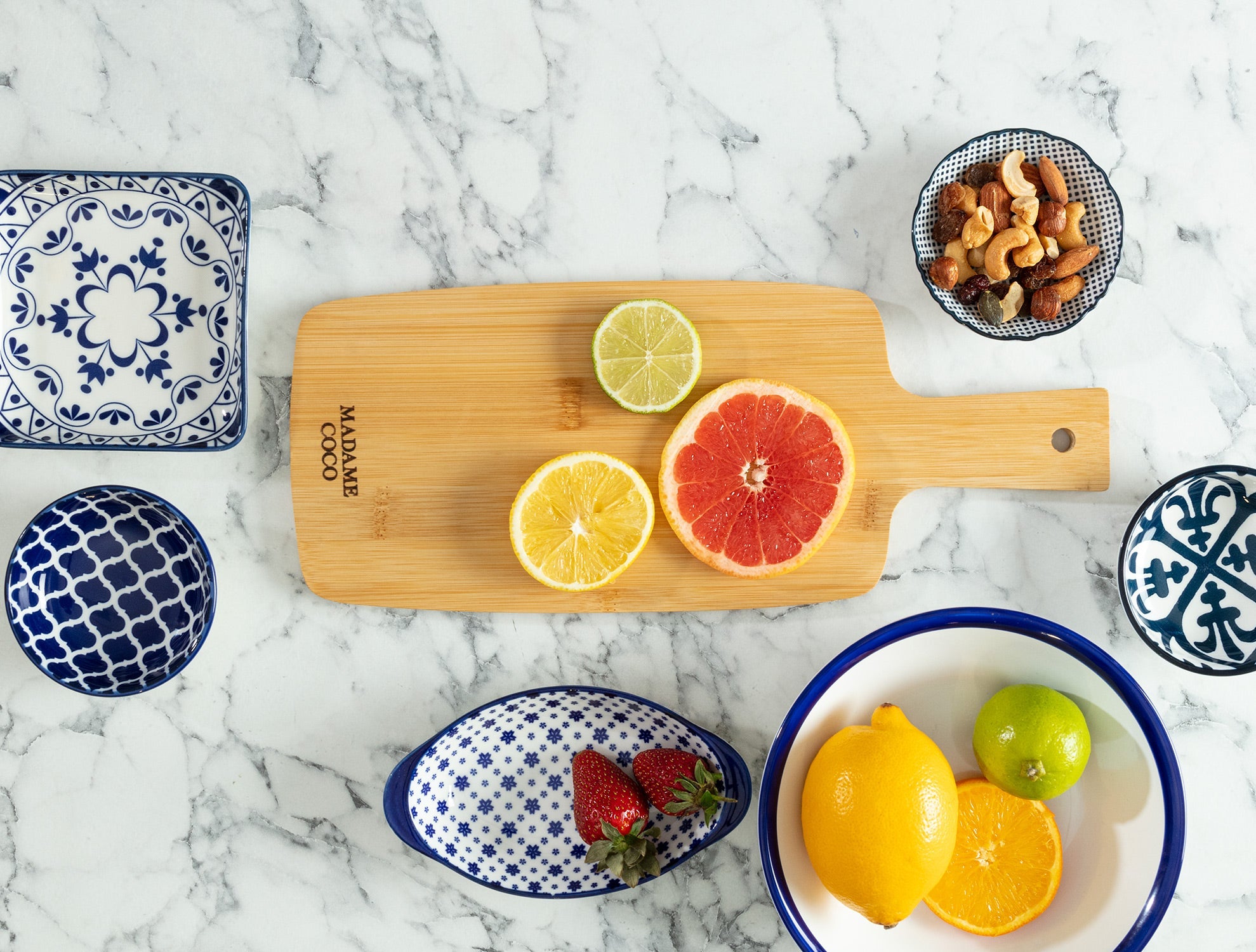 Ange Bamboo Cutting Board 36x14.5 - Madame Coco JO