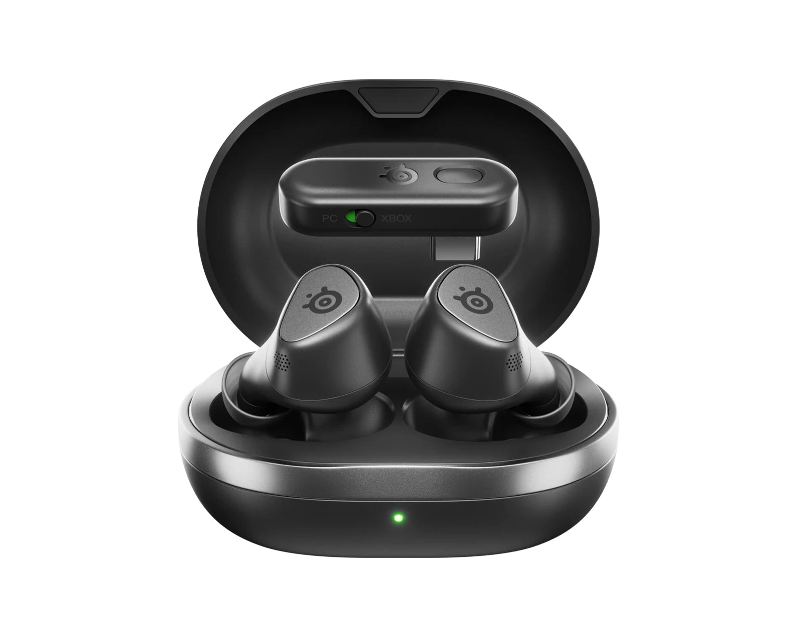 Arctis GameBuds - سماعات أذن لاسلكية مزدوجة للألعاب، بطارية تدوم حتى 40 ساعة
