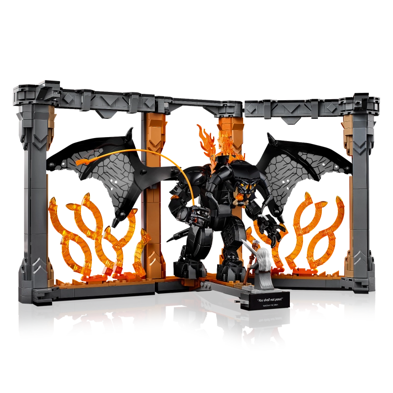 LEGO Icons The Lord of the Rings: Balrog Book Nook – 1201 Pieces | Set 10367