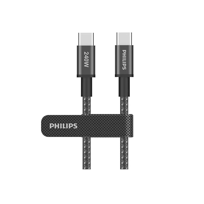 كابل Philips USB-C إلى USB-C DLC7030C/00 بطول 1 متر