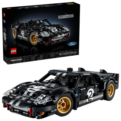 LEGO Technic 1966 Ford GT40 MK2 Race Car – 793 Pieces | Set 42223