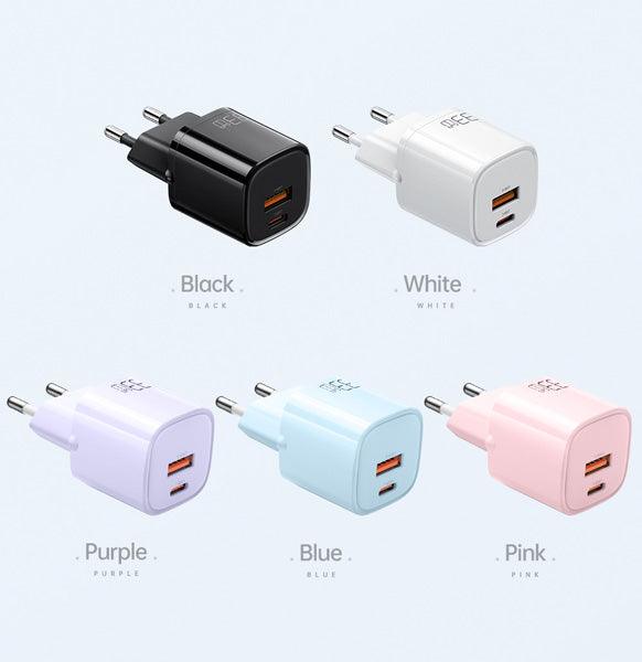 Mcdodo 33W GaN Fast Charger EU Plug USB C USB A