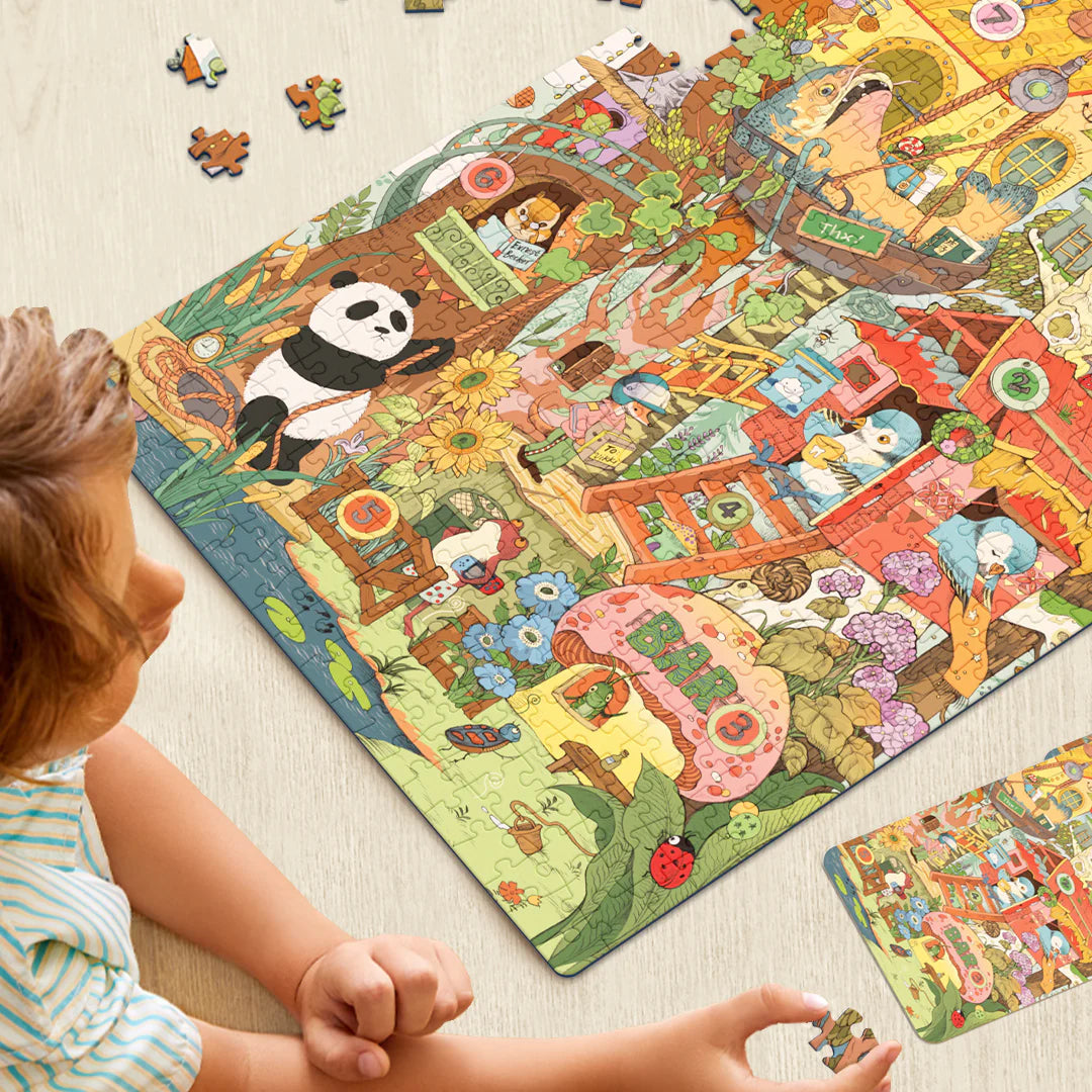 Mideer Artist Puzzle 500P – My Treehouse Neighbors