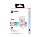 DOMO BRUNO DMC-01 C-L GAN 20W Type-C Charger with Lightning Cable - White