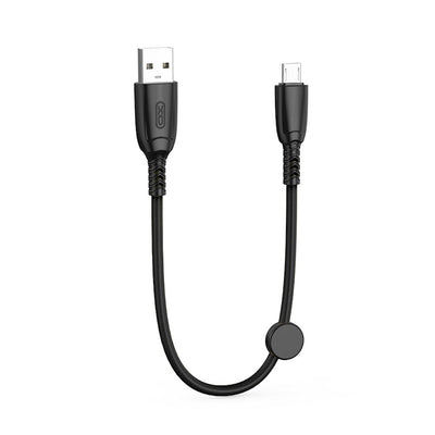 XO NB247 USB to microUSB Cable 0.25m 6A Black