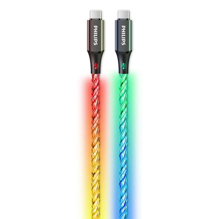 كابل Philips USB-C إلى USB-C DLC5130C/00 للشحن السريع
