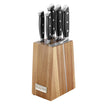 Arshia 6-Piece Stainless Steel Knife Set with Classic Wooden Block