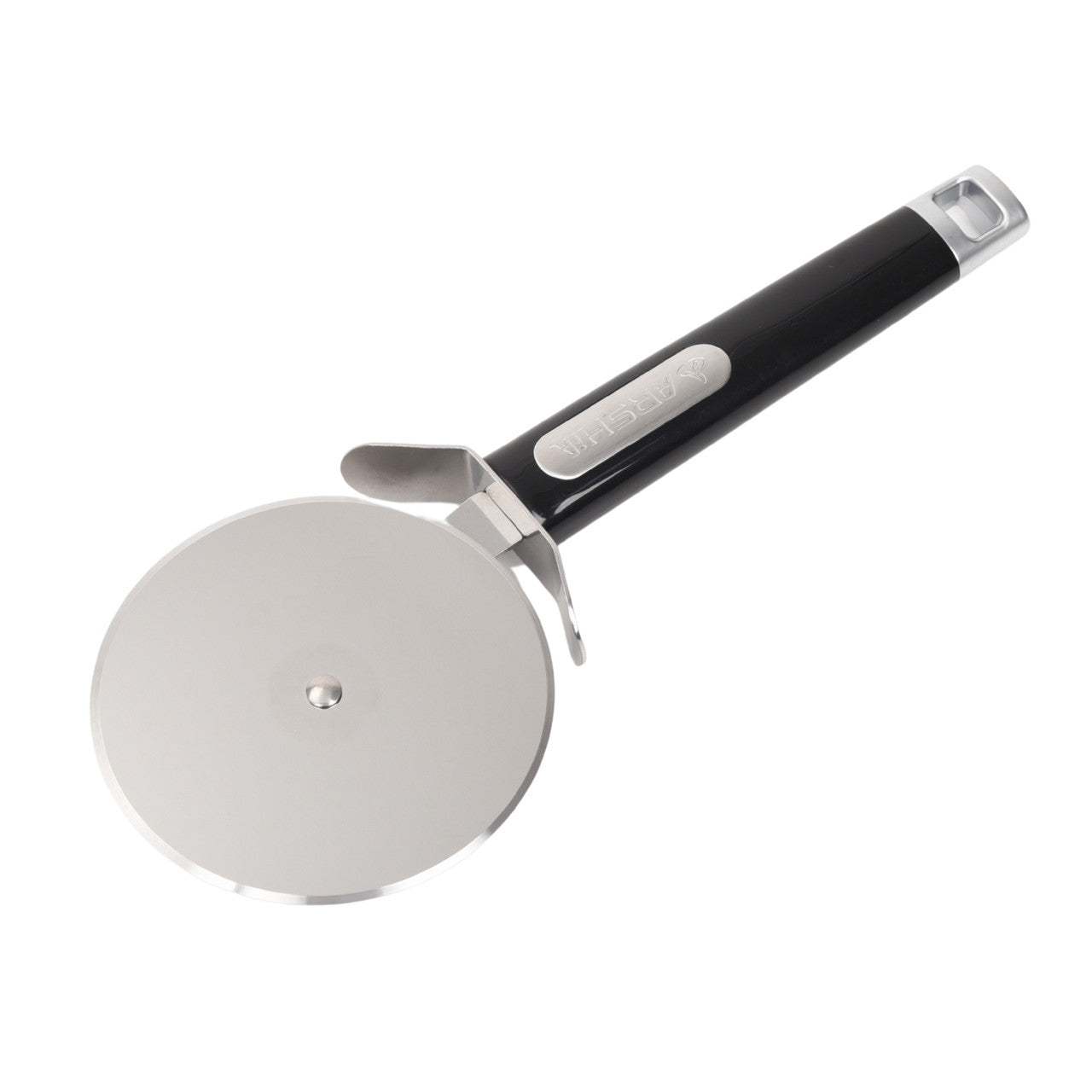 Arshia Pizza Cutter – 18/0 Stainless Steel Wheel with Chrome ABS Body & Non-Slip Handle