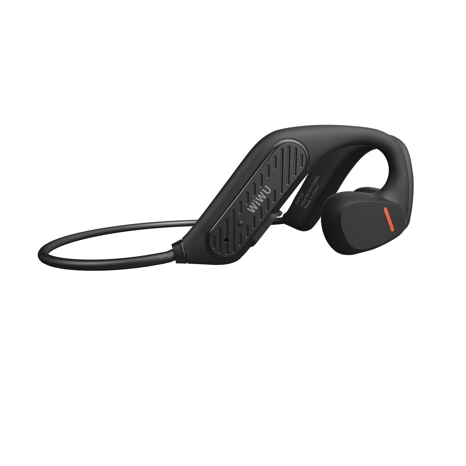 Wiwu Q1 Air Conduction Wireless Headset - Black