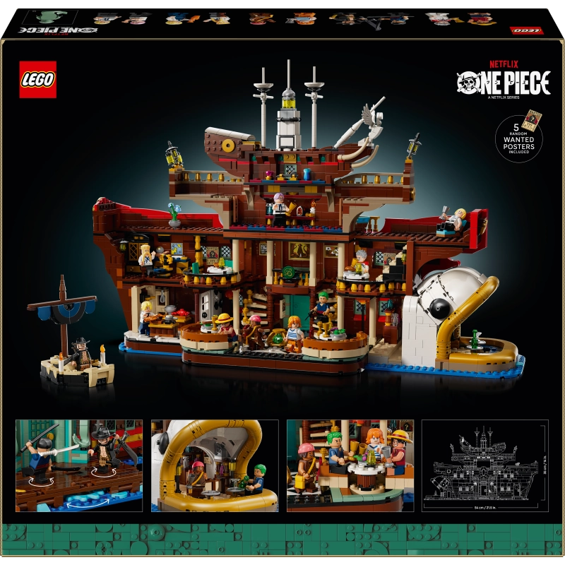 LEGO One Piece The Baratie Floating Restaurant – 3402 Pieces | Set 75640