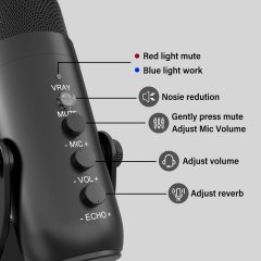 Jmary MC-PW8 Hypercardioid Pro Condenser Microphone