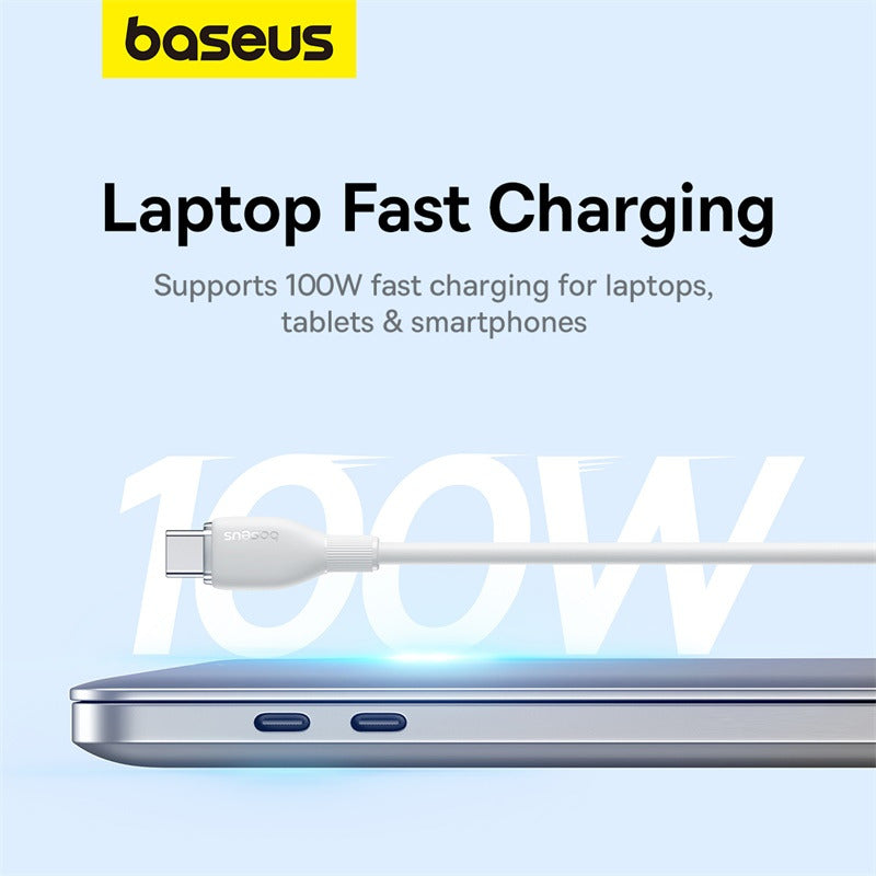 Baseus Pudding Series Fast Charging Cable Type-C to Type-C 100W 2m