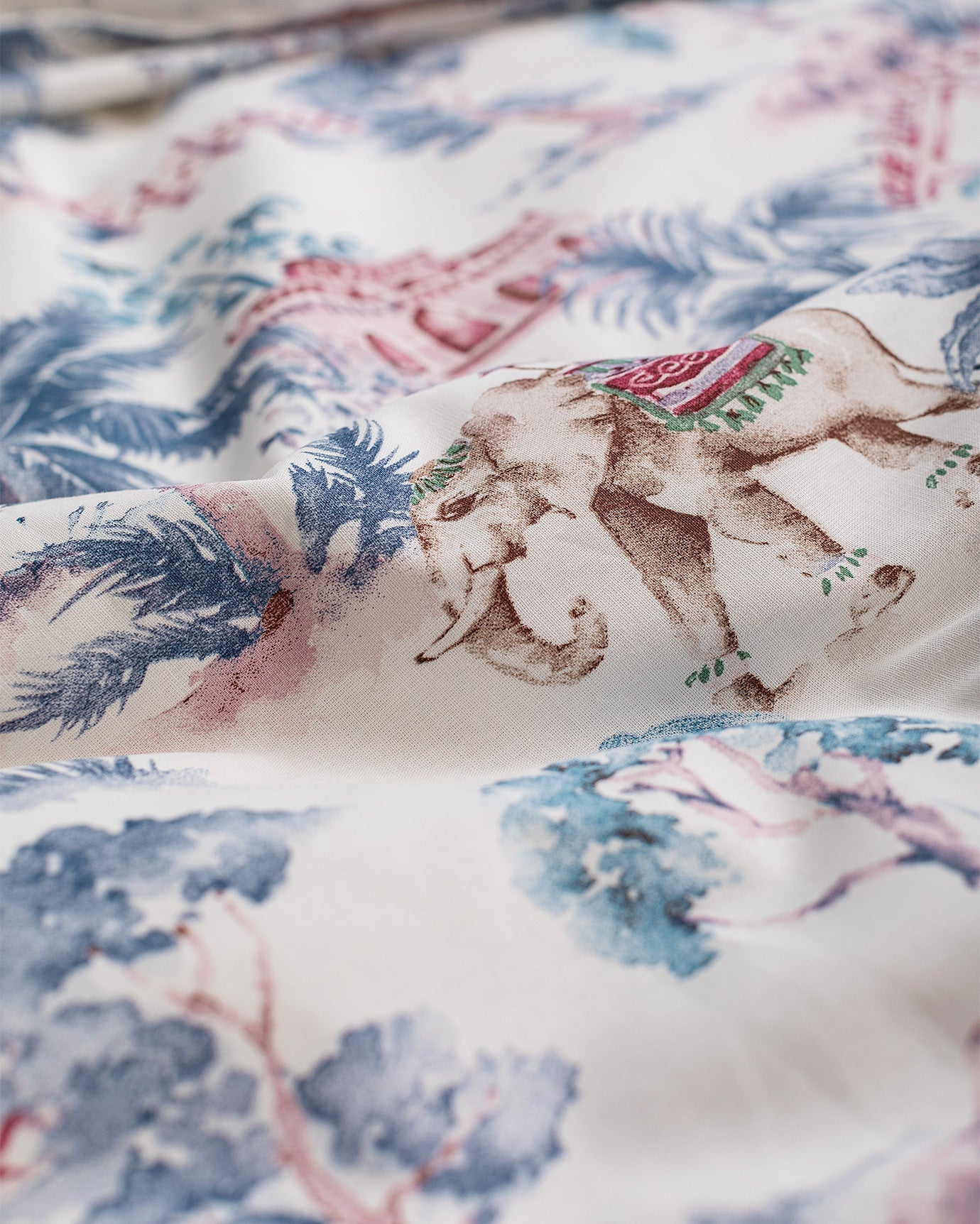 Iva Single Size  Fitted Duvet Cover Set - Ranforce Patterned - Madame Coco JO