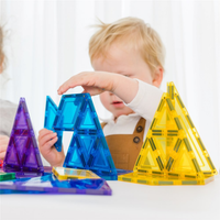 TileTek Magnetic Tiles Geometric Pack, 38 Pieces, Ages 3+