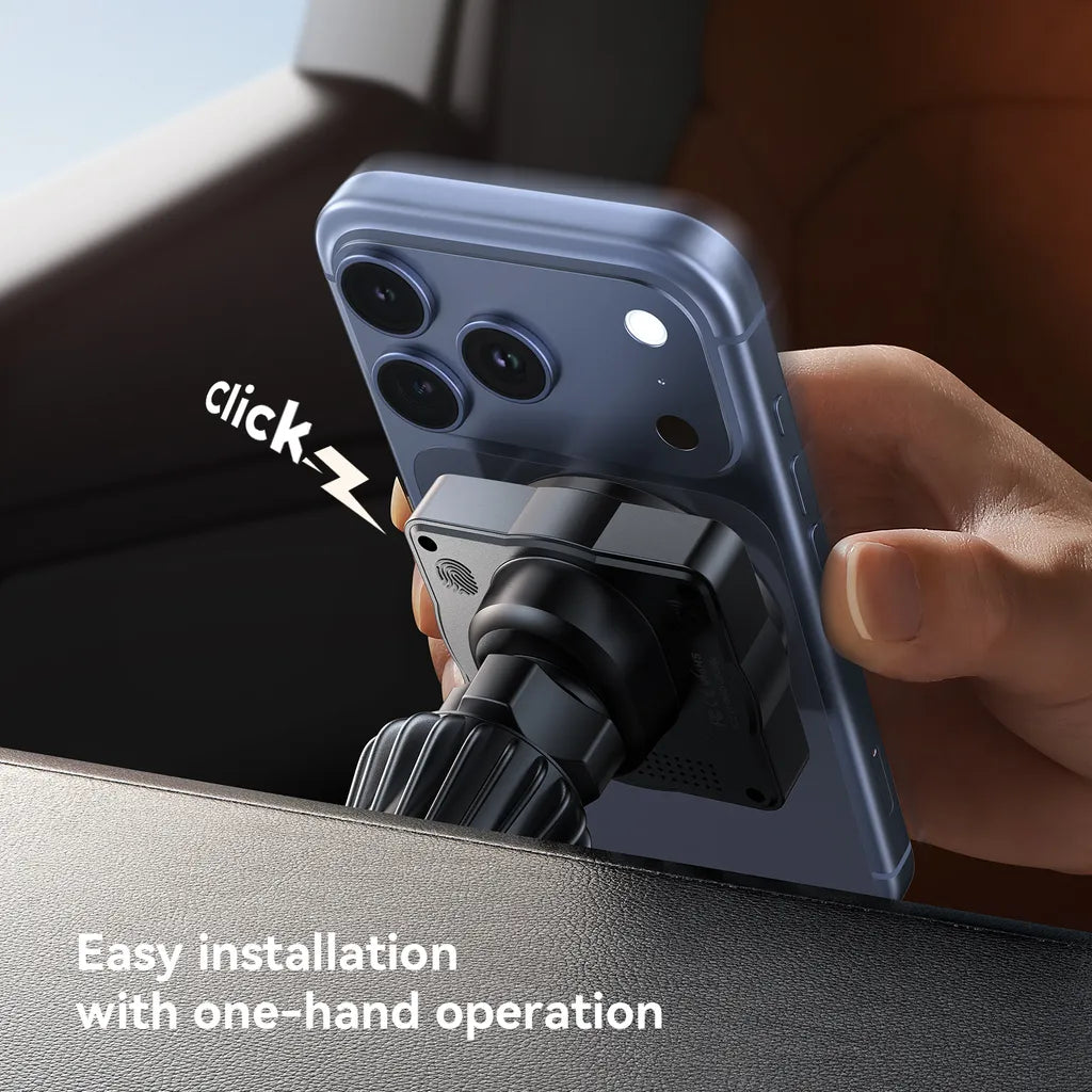 Joyroom JR-ZS506 Magnetic Wireless Car Charger / Phone Holder - Black