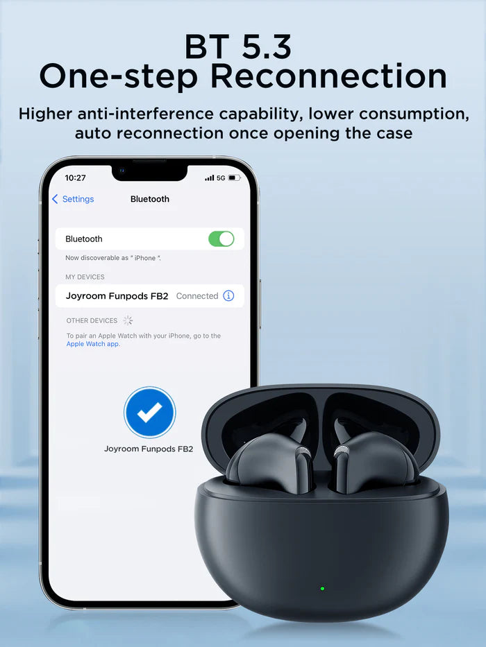 JOYROOM Funpods Wireless Earphones HiFi Sound 35H Playtime