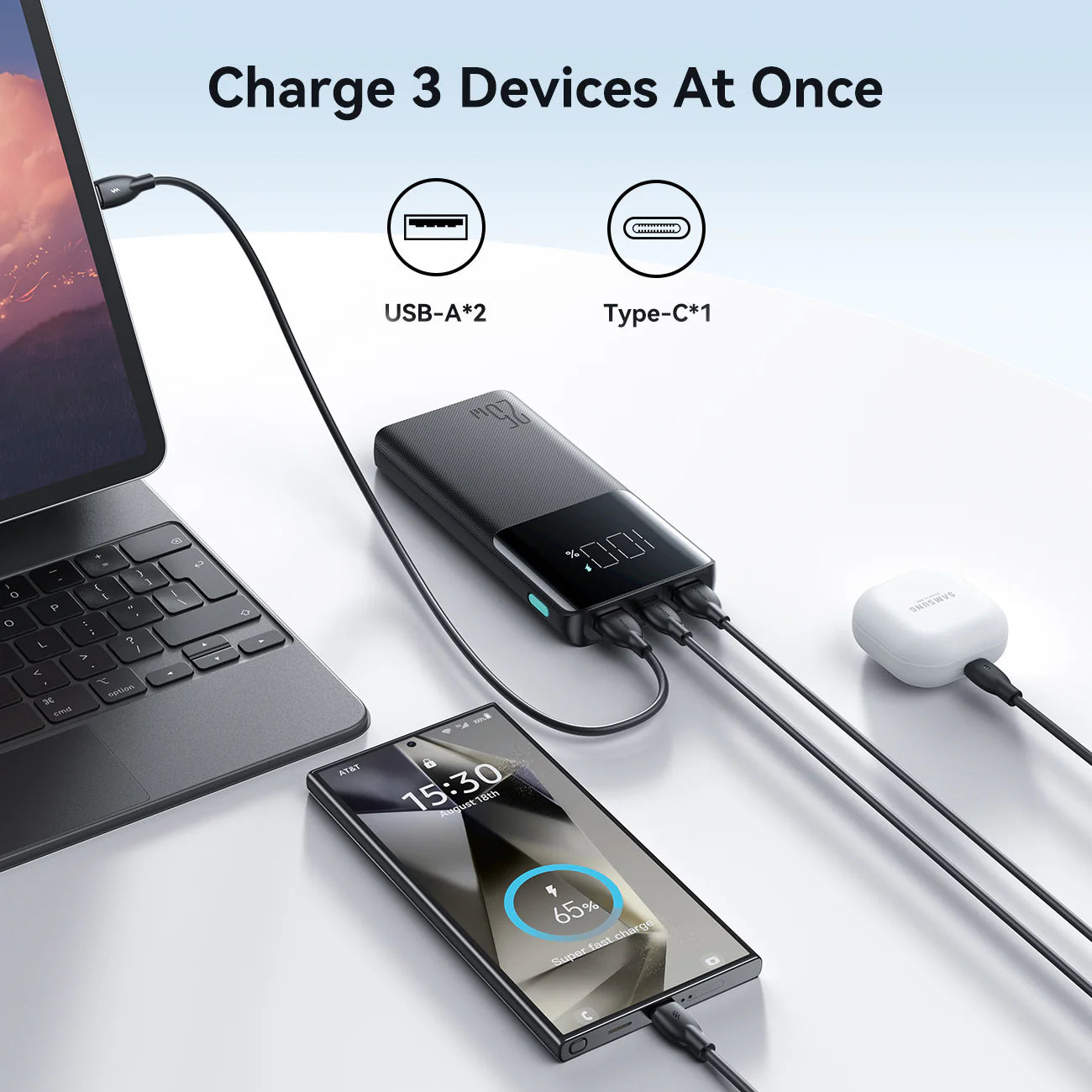 JOYROOM JR-PBF20 10000mAh Power Bank | 25W Fast Charging