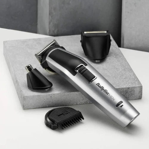 BaByliss Multi Trimmer 8 In 1 MT726SDE - Titanium Cordless Grooming Kit