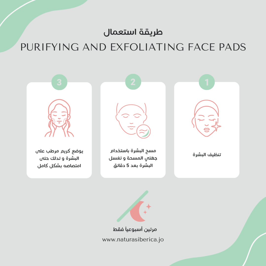 Polar Birch Exfoliating Pads – 20 pcs for Radiant, Clear Skin