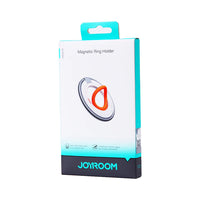 JOYROOM Magnetic Ring Holder for Secure Grip and Flexibility - Black & Orange