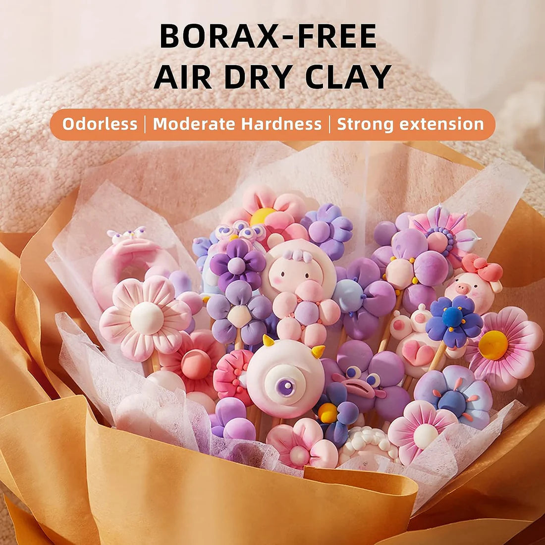 Mideer Borax Free Clay – 36 colors