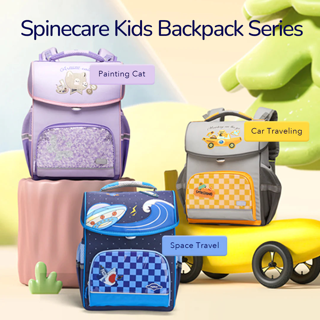 Mideer Spinecare Kids Backpack - Painting Cat