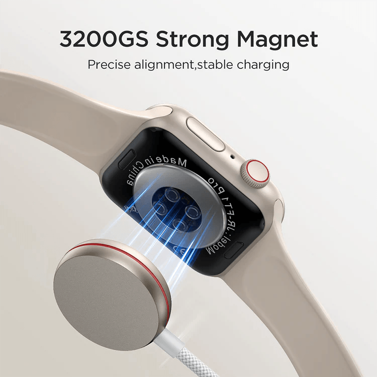 Joyroom iP Watch Magnetic Charging Cable (USB-C) 1.2m-White